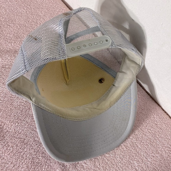 Vintage City Of Edmonton Employees Roadeo Grey Mesh  Back Snap Back Trucker Hat - Picture 7 of 14